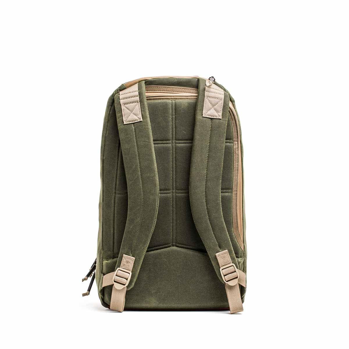 Double Compartment Bullet Ruck - Heritage Waxed Canvas - 18L - Image 11