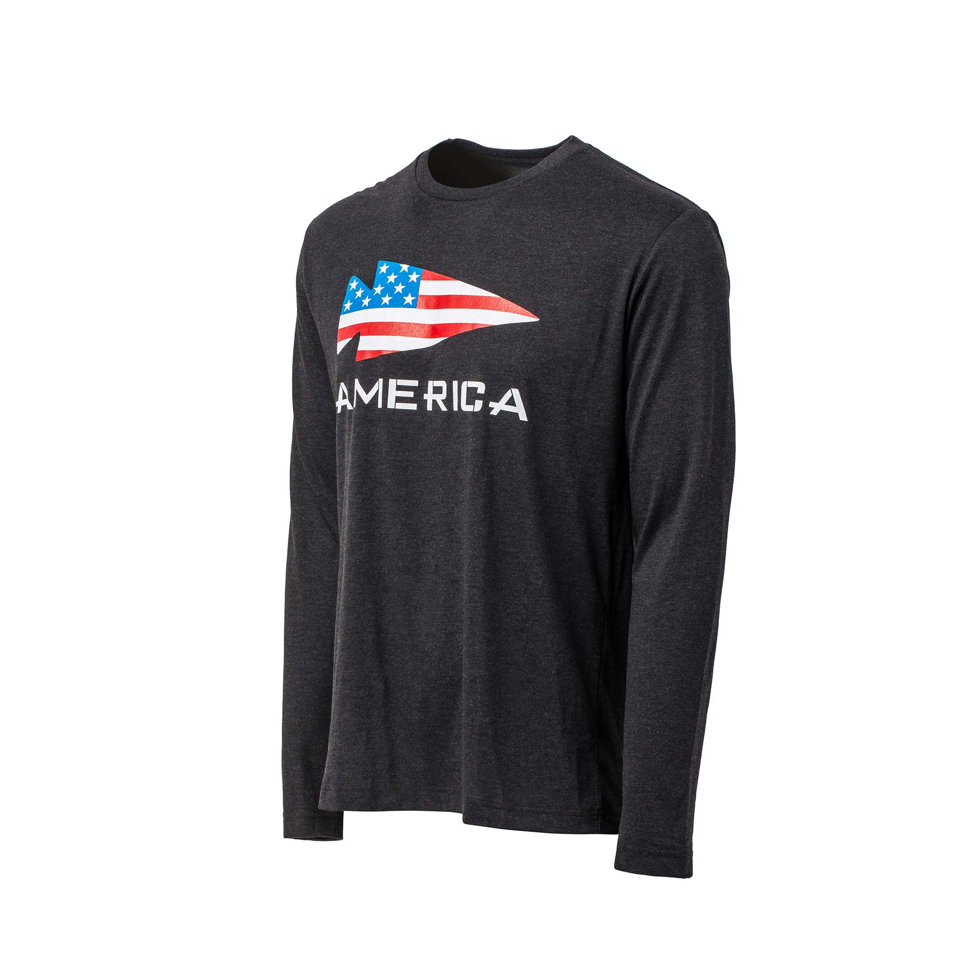 Men's America Long Sleeve - Tri-BlendX - Image 2