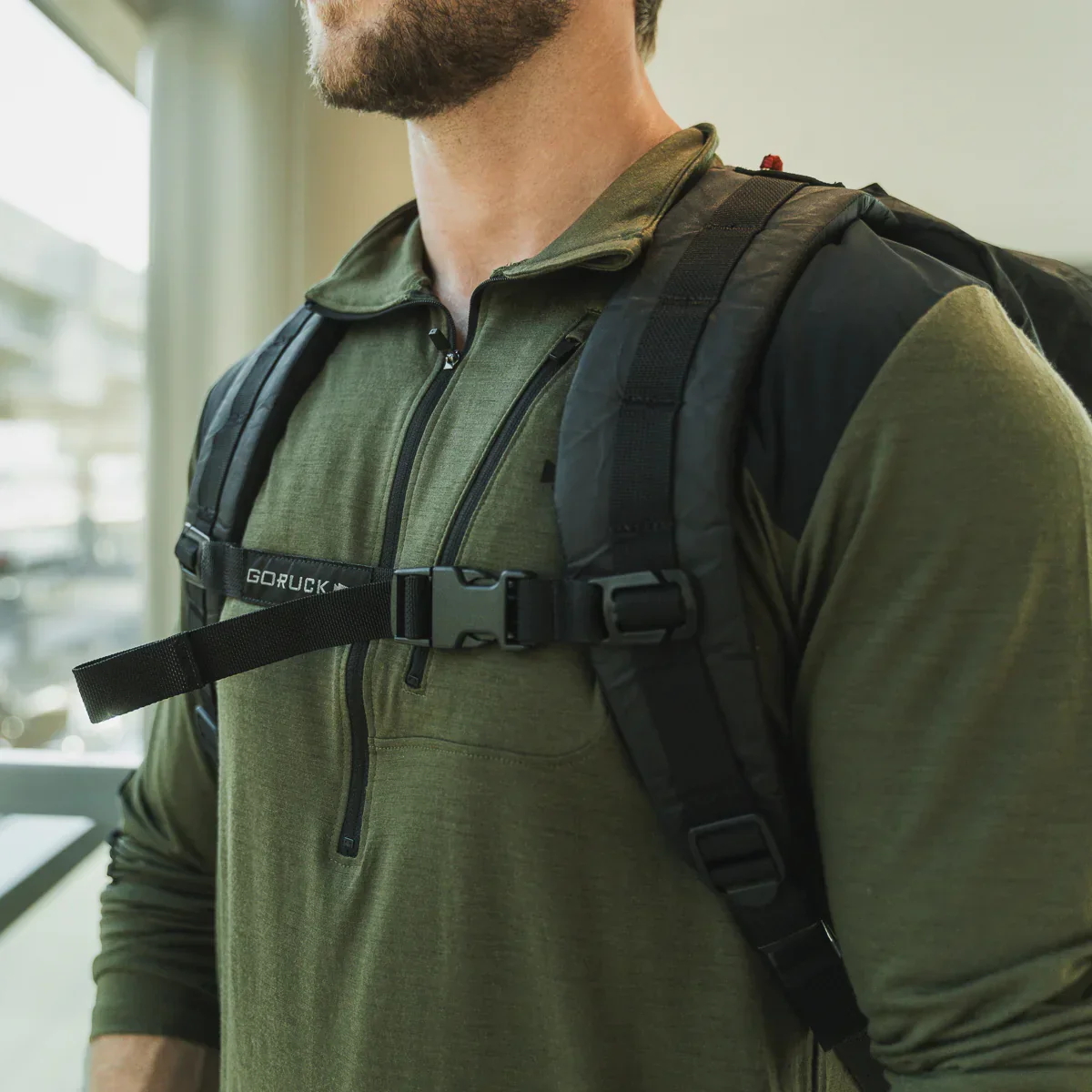 Men’s Commando Half Zip - Merino Wool - Image 3