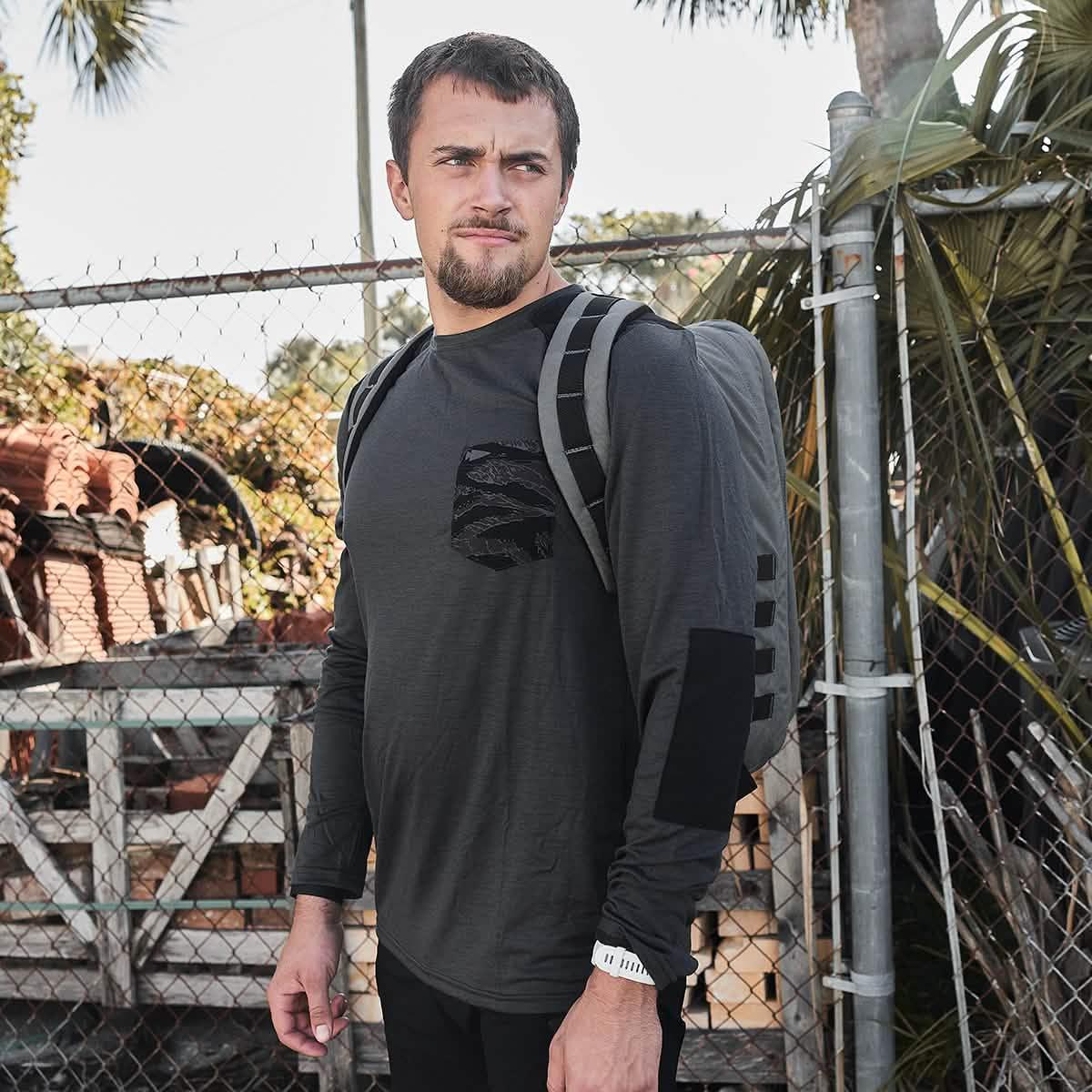 Menâs Commando Long Sleeve - Merino Wool - Image 8