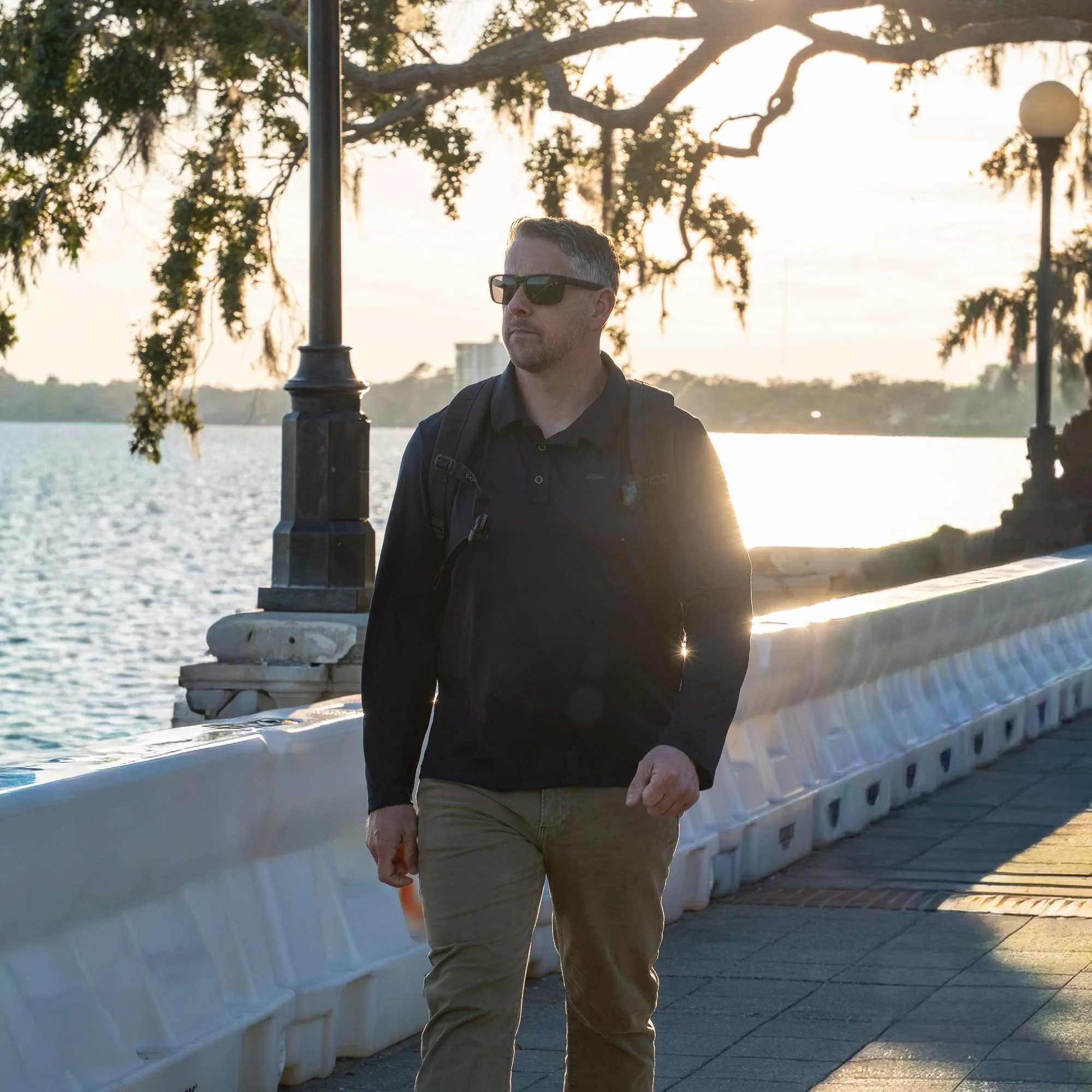 Men's Long Sleeve Rucking Polo - Image 2