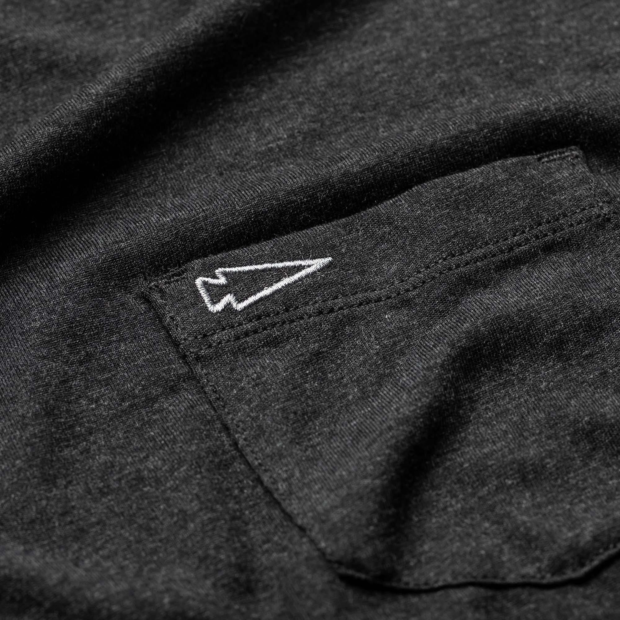 Men's Long Sleeve Pocket Tee - Tri-BlendX - Image 2