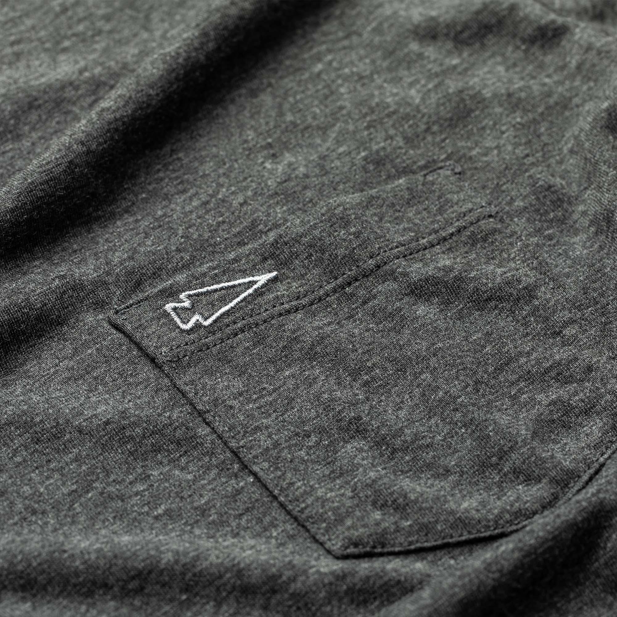 Men's Long Sleeve Pocket Tee - Tri-BlendX - Image 5