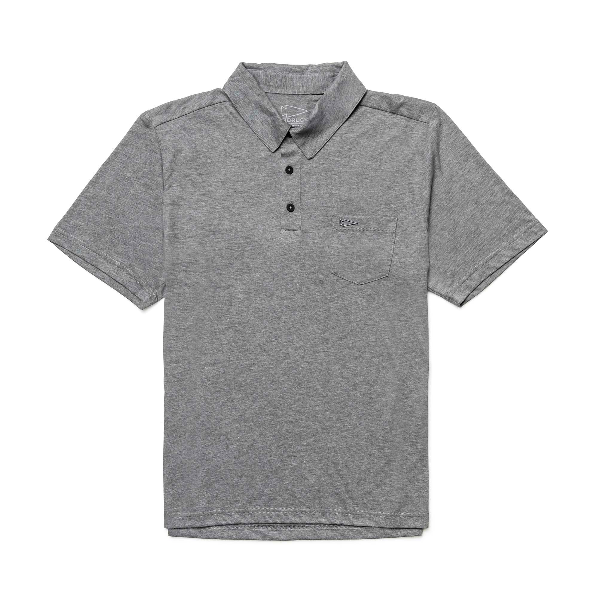 Men's Polo with Pocket - Tri-Blend - Image 5