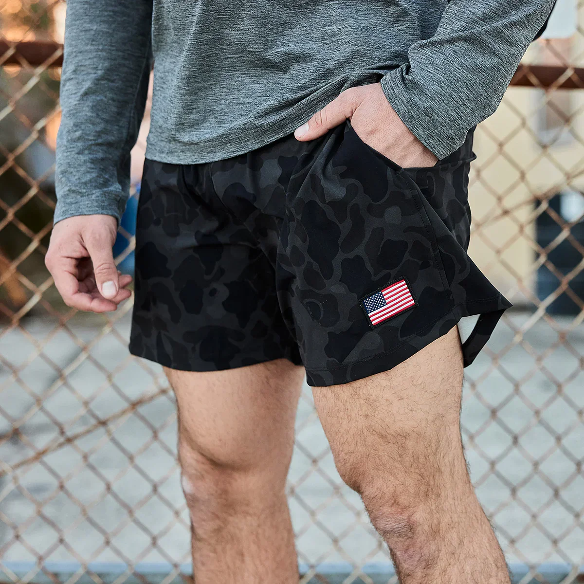 Men’s USA Training Shorts - Florida Flag - ToughStretch - Image 25