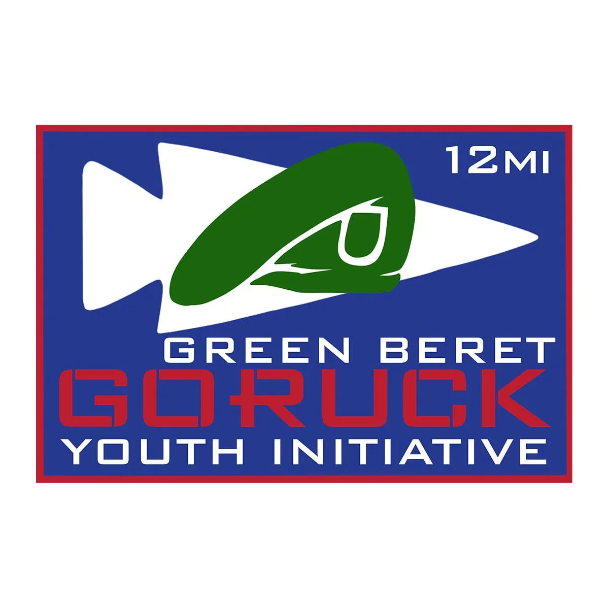 Patch - Green Beret Youth Initiative Anti-Virtual Rucking Challenge