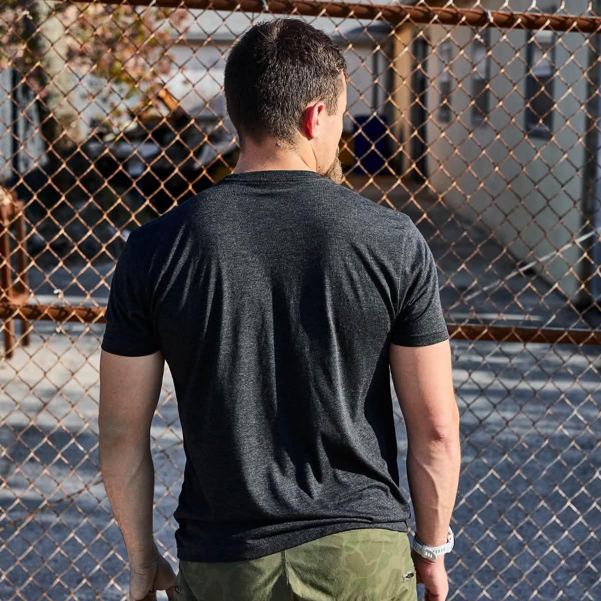 Subtle Spearhead Tee - Unisex Tri-Blend - Image 2