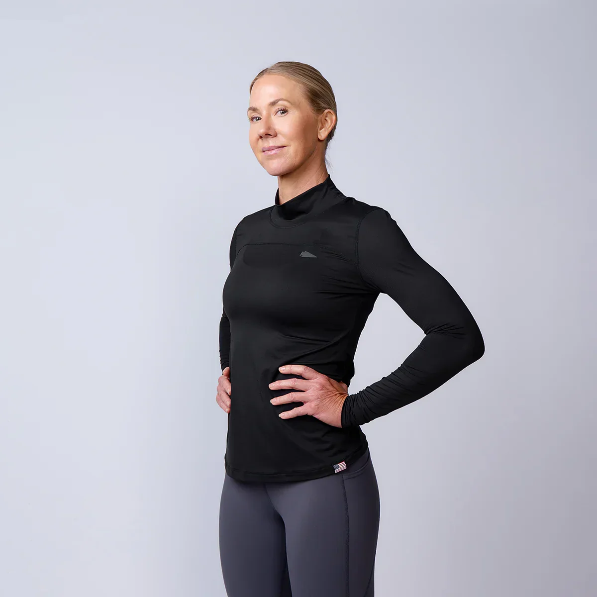 Women’s Long Sleeve Mock Neck - ToughMesh - Image 2